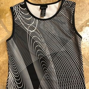 Cute Black and White Workout shirt